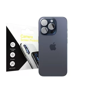   iPhone 15 Pro Max tempered glass, üvegfólia, edzett, lencsevédő, kamera védő