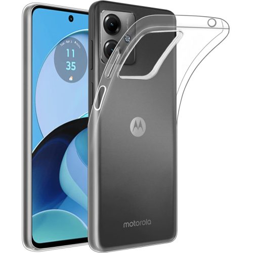 Motorola Moto G14 szilikon tok, hátlaptok, telefon tok, vékony, átlátszó, 0.5mm