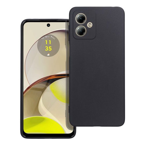 Motorola Moto G14 szilikon tok, telefon tok, hátlaptok, matt, fekete, Matt case