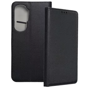   Honor 90 Lite 5G könyvtok, fliptok, telefon tok, bankkártyatartós, mágneszáras, fekete, Smart Case book