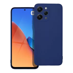   Xiaomi Redmi 12 4G szilikon tok, hátlaptok, telefon tok, matt, sötétkék, Soft