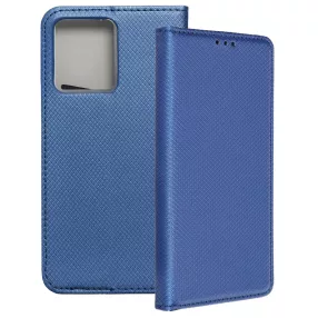   Motorola Moto G84 5G könyvtok, fliptok, telefon tok, bankkártyatartós, mágneszáras, sötétkék, Smart Case book