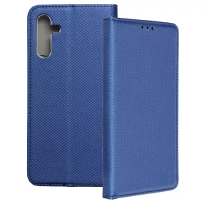   Samsung Galaxy A05s könyvtok, fliptok, telefon tok, bankkártyatartós, mágneszáras, sötétkék, Smart Case book