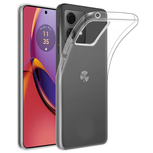 Motorola Moto G84 5G szilikon tok, hátlaptok, telefon tok, vékony, átlátszó, 0.5mm