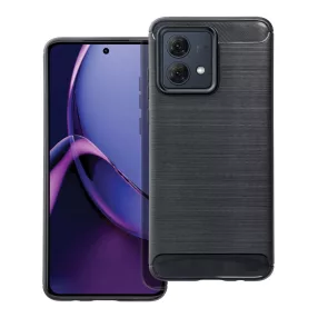   Motorola Moto G84 5G szilikon tok, hátlaptok, telefon tok, karbon mintás, fekete, Carbon case