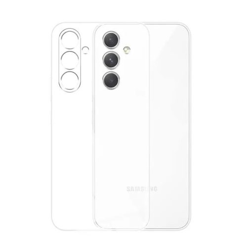 Samsung Galaxy S24 Plus 5G (S24+ 5G) szilikon tok, hátlaptok, telefon tok, vastag, átlátszó, kamera védelemmel, 2mm, BOX