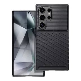   Samsung Galaxy S24 Ultra 5G szilikon tok, hátlap tok, ütésálló, fekete, Thunder