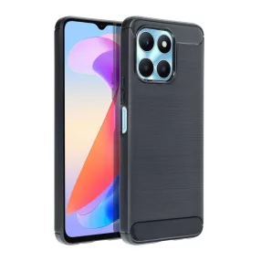   Honor X6a szilikon tok, hátlaptok, telefon tok, karbon mintás, fekete, Carbon case