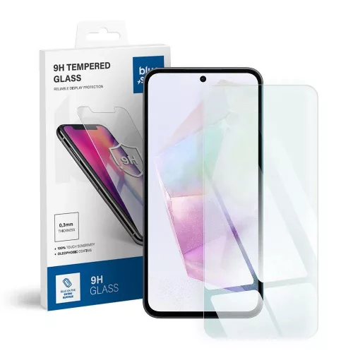 Samsung Galaxy A35 5G / A55 5G üvegfólia, tempered glass, előlapi, edzett, Bluestar