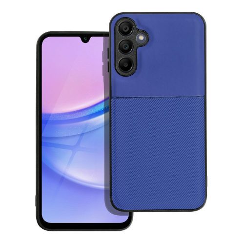 Samsung Galaxy A15 4G / A15 5G hátlap tok, telefon tok, stílusos, prémium, kék, Noble Case