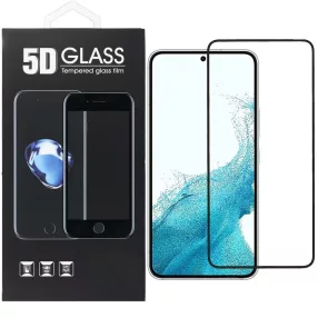   Samsung Galaxy A54 5G üvegfólia, tempered glass, előlapi, 5D, edzett, hajlított, fekete kerettel