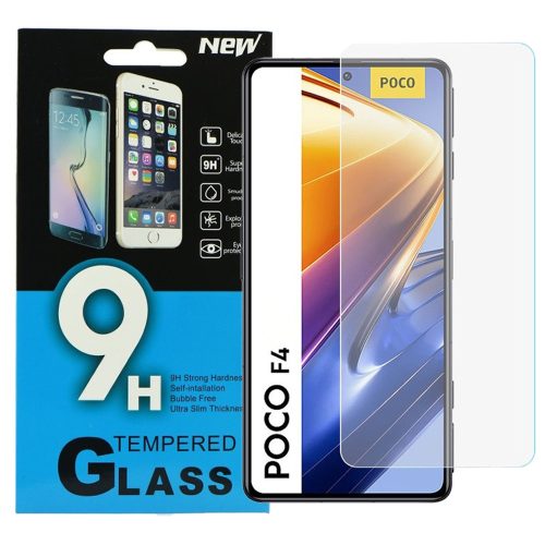 Xiaomi Poco F4 üvegfólia, tempered glass, előlapi, edzett