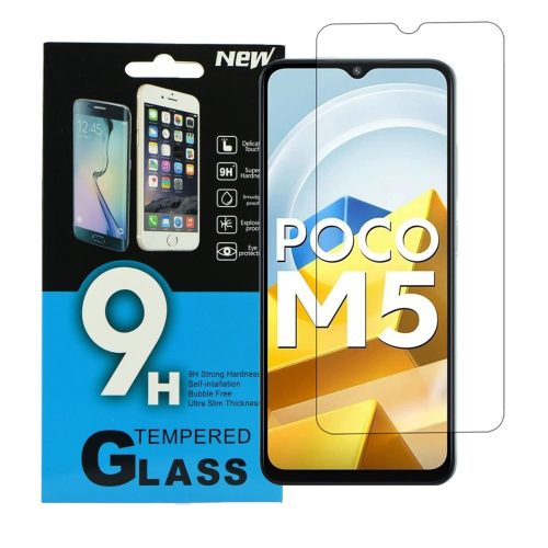 Xiaomi Poco M5 üvegfólia, tempered glass, előlapi, edzett