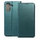 Xiaomi Redmi 13C / Poco C65 könyvtok, fliptok, telefon tok, bankkártyatartós, mágneszáras, zöld, Smart Magneto
