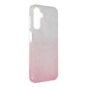   Samsung Galaxy A15 4G / A15 5G szilikon tok, hátlaptok, telefon tok, csillámos, pink-ezüst, Shining Case