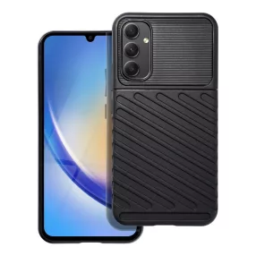   Samsung Galaxy A15 4G / A15 5G szilikon tok, hátlap tok, ütésálló, fekete, Thunder
