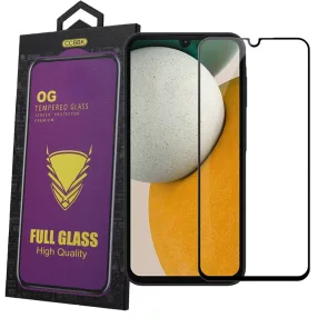   Samsung Galaxy A15 4G / 5G üvegfólia – 9H edzett, teljes képernyős, fekete keretes, OG Premium