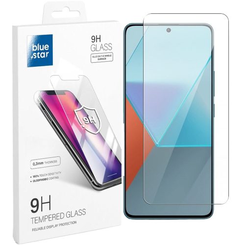 Xiaomi Redmi Note 13 Pro 4G / 5G / Poco M6 Pro 4G / X6 Pro 5G üvegfólia, tempered glass, előlapi, edzett, Bluestar