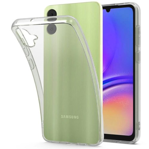 Samsung Galaxy A05 szilikon tok, hátlaptok, telefon tok, vékony, átlátszó, 0.5mm