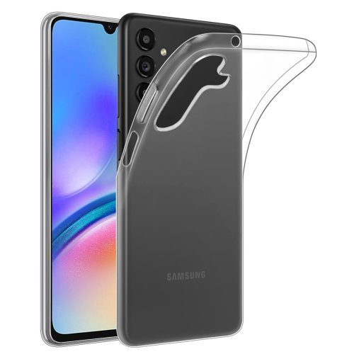 Samsung Galaxy A05s szilikon tok, hátlaptok, telefon tok, ultravékony, átlátszó, 0.5mm