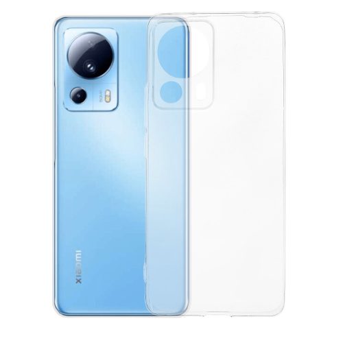 Xiaomi 13 Lite 5G szilikon tok, hátlaptok, telefon tok, vastag, átlátszó, kamera védelemmel, 2mm