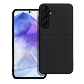   Samsung Galaxy A55 5G hátlap tok, telefon tok, stílusos, prémium, fekete, Noble Case