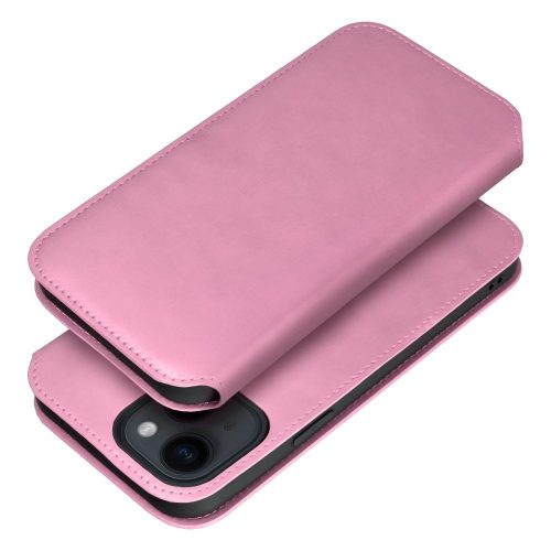 Xiaomi Redmi Note 13 5G könyvtok, fliptok, telefon tok, bankkártyatartós, mágneszáras, rózsaszín, Dual Pocket