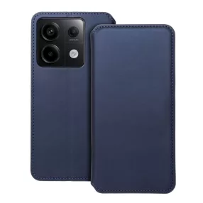   Xiaomi Redmi Note 13 Pro 5G / Poco X6 5G könyvtok, fliptok, telefon tok, bankkártyatartós, mágneszáras, sötétkék, Dual Pocket