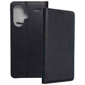   Xiaomi Redmi Note 13 Pro Plus 5G könyvtok, fliptok, telefon tok, bankkártyatartós, mágneszáras, fekete, Smart Case book