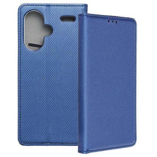 Xiaomi Redmi Note 13 Pro Plus 5G könyvtok, fliptok, telefon tok, bankkártyatartós, mágneszáras, sötétkék, Smart Case book