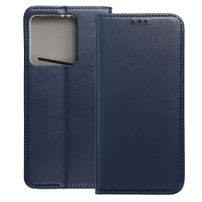   Xiaomi Redmi Note 13 Pro 5G / Poco X6 5G könyvtok, fliptok, telefon tok, bankkártyatartós, mágneszáras, sötétkék, Smart Magneto