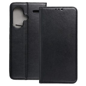   Xiaomi Redmi Note 13 Pro Plus 5G könyvtok, fliptok, telefon tok, bankkártyatartós, mágneszáras, fekete, Smart Magneto