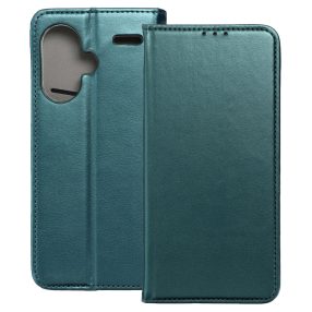   Xiaomi Redmi Note 13 Pro Plus 5G könyvtok, fliptok, telefon tok, bankkártyatartós, mágneszáras, zöld, Smart Magneto