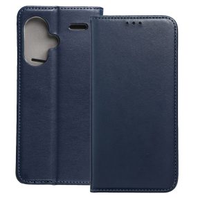   Xiaomi Redmi Note 13 Pro Plus 5G könyvtok, fliptok, telefon tok, bankkártyatartós, mágneszáras, sötétkék, Smart Magneto