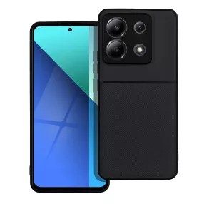   Xiaomi Redmi Note 13 Pro 5G / Poco X6 5G hátlap tok, telefon tok, stílusos, prémium, fekete, Noble Case