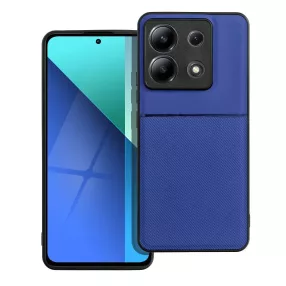   Xiaomi Redmi Note 13 Pro 5G / Poco X6 5G hátlap tok, telefon tok, stílusos, prémium, kék, Noble Case
