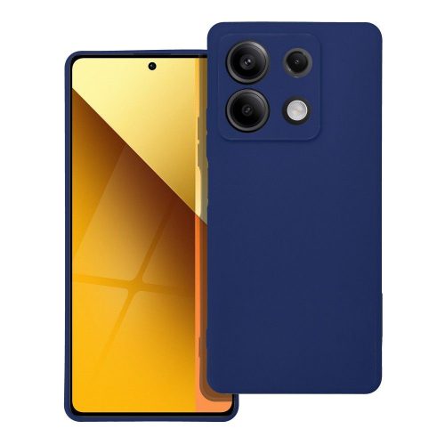 Xiaomi Redmi Note 13 5G szilikon tok, hátlaptok, telefon tok, matt, kék, Soft