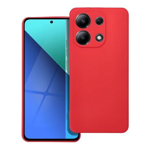 Xiaomi Redmi Note 13 4G szilikon tok, hátlaptok, telefon tok, piros, Forcell Soft