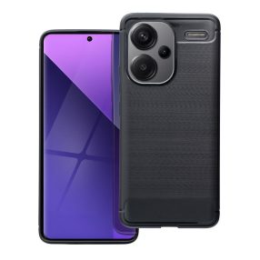   Xiaomi Redmi Note 13 Pro Plus 5G szilikon tok, hátlaptok, telefon tok, karbon mintás, fekete, Carbon case