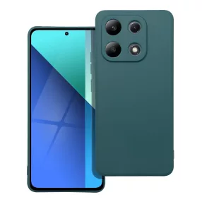   Xiaomi Redmi Note 13 4G szilikon tok, telefon tok, hátlaptok, matt, zöld, Matt case