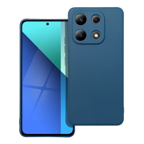 Xiaomi Redmi Note 13 4G szilikon tok, telefon tok, hátlaptok, matt, sötétkék, Matt case