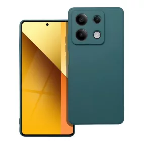   Xiaomi Redmi Note 13 5G szilikon tok, telefon tok, hátlaptok, matt, zöld, Matt case