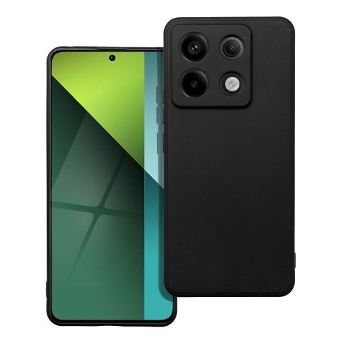 Xiaomi Redmi Note 13 Pro 5G szilikon tok, telefon tok, hátlaptok, matt, fekete, Matt case