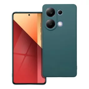   Xiaomi Redmi Note 13 Pro 4G / Poco M6 Pro 4G szilikon tok, telefon tok, hátlaptok, matt, zöld, Matt case