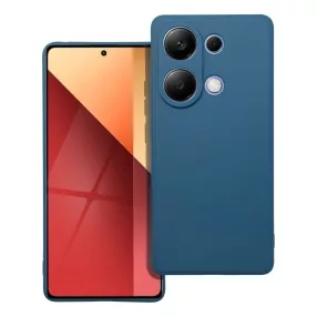   Xiaomi Redmi Note 13 Pro 4G / Poco M6 Pro 4G szilikon tok, telefon tok, hátlaptok, matt, kék, Matt case