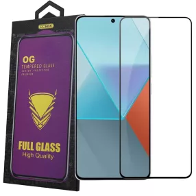   Xiaomi Redmi Note 13 Pro 5G / Poco X6 Pro 5G üvegfólia – 9H edzett, fekete keretes, teljes képernyős, OG Premium