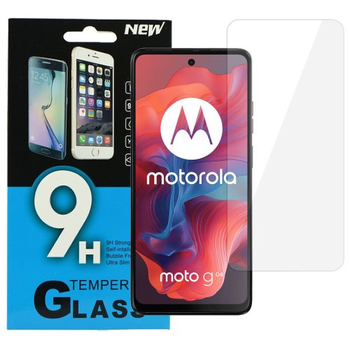 Motorola Moto G04 / G04s / G24 / G24 Power / E14 üvegfólia, tempered glass, előlapi, edzett