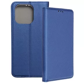   Honor X8b könyvtok, fliptok, telefon tok, bankkártyatartós, mágneszáras, sötétkék, Smart Case book