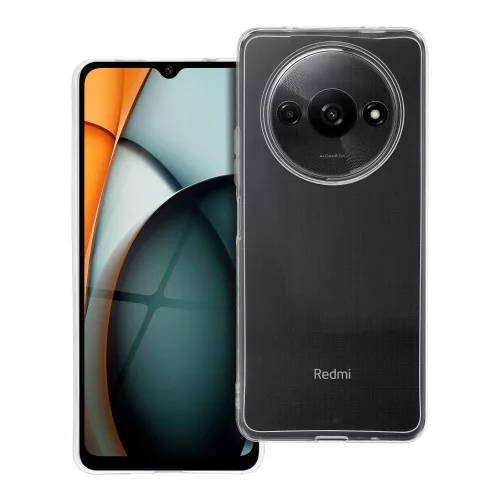 Xiaomi Redmi A3 4G szilikon tok, hátlaptok, telefon tok, vastag, átlátszó, kamera védelemmel, 2mm, Clear Case