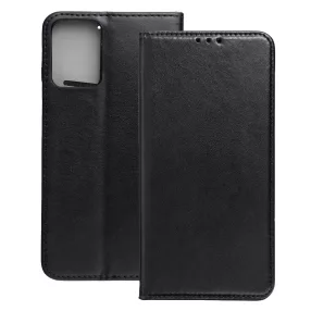   Motorola Moto G24 / G04 / E14 könyvtok, fliptok, telefon tok, bankkártyatartós, mágneszáras, fekete, Smart Magneto